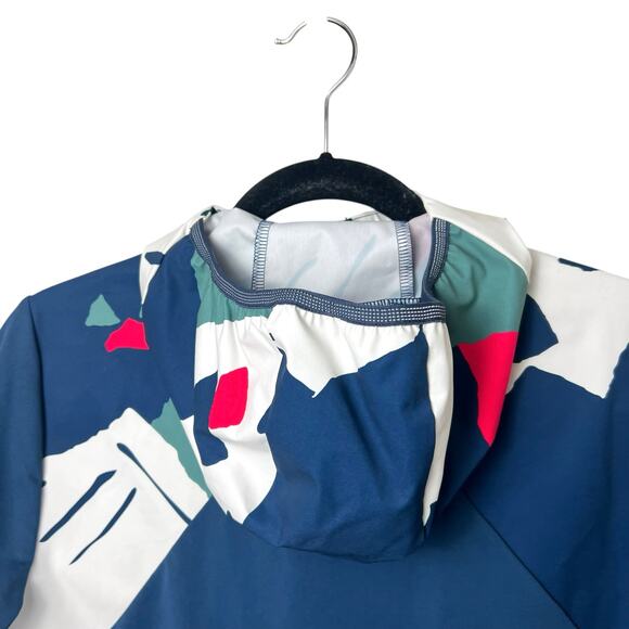 Maloja Women's SennesM. Printed Hooded Jacket Midnight Mountain Glow Sz L - Picture 11 of 14